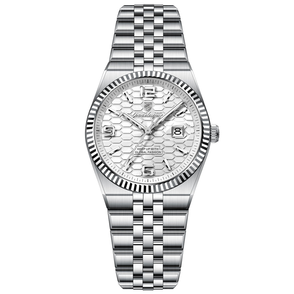 Poedagar 502 watch Silver White variant