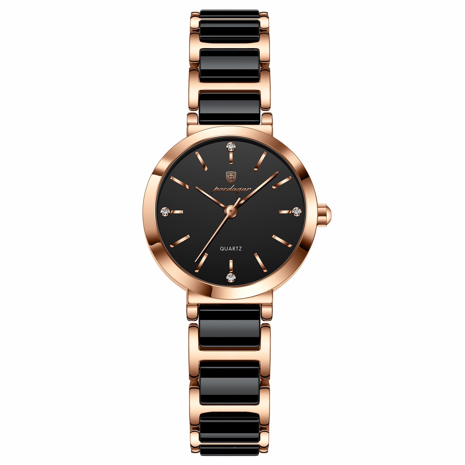 Poedagar 505 watch Rose Gold Black variant