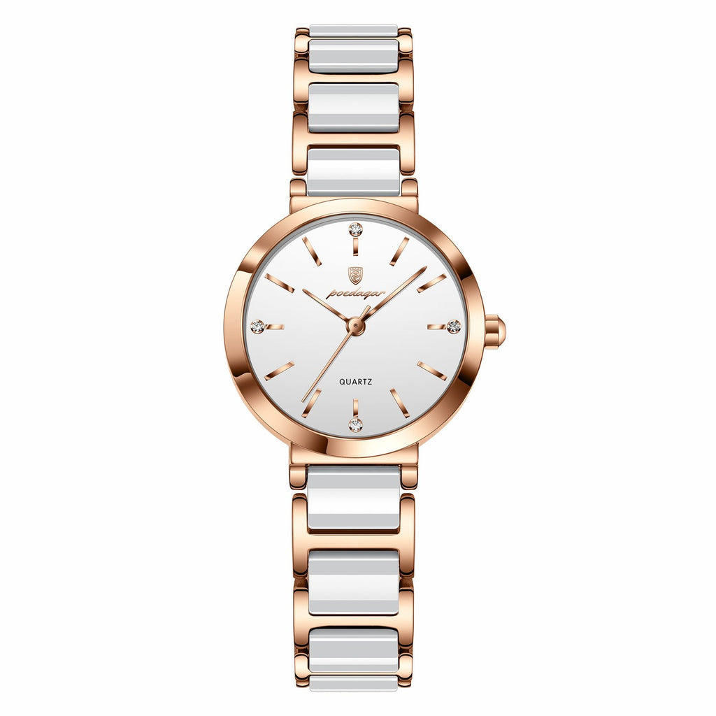 Poedagar 505 watch RoseGold White variant