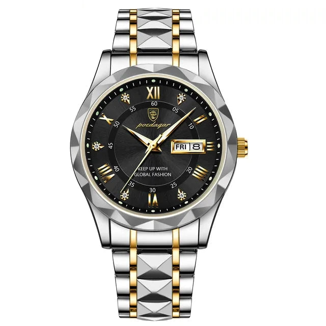 Poedagar 615 watch Gold Black variant