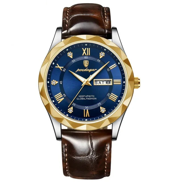 Poedagar 615 watch Gold Blue L variant