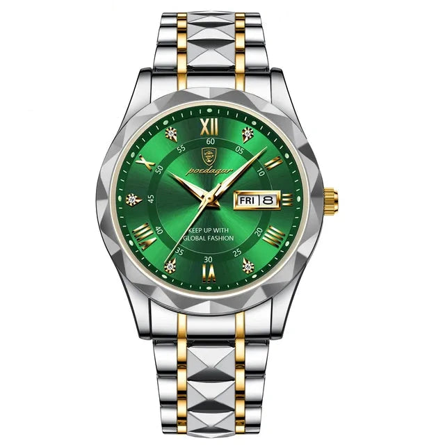 Poedagar 615 watch Gold Green variant