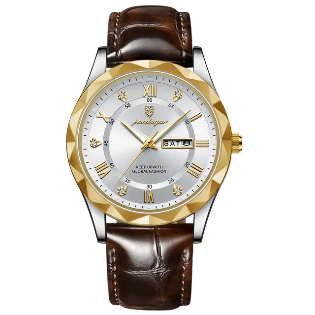 Poedagar 615 watch Gold White L variant