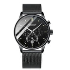 Poedagar 632 watch Black Gray Mesh variant