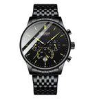 Poedagar 632 watch Black Yellow Steel variant