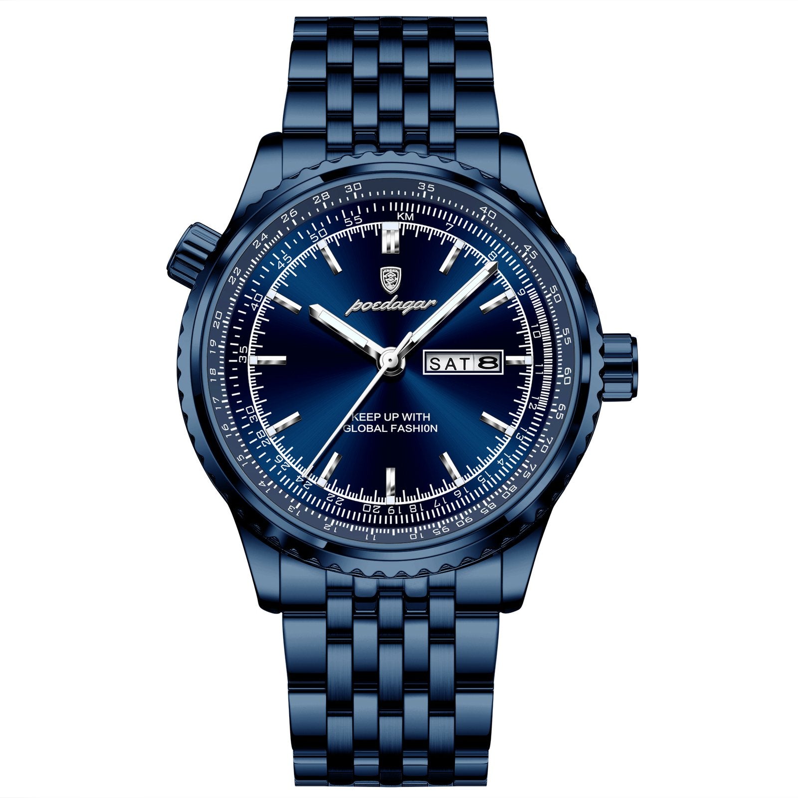 Poedagar 673 watch Blue Blue variant