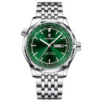 Poedagar 673 watch Silver Green variant