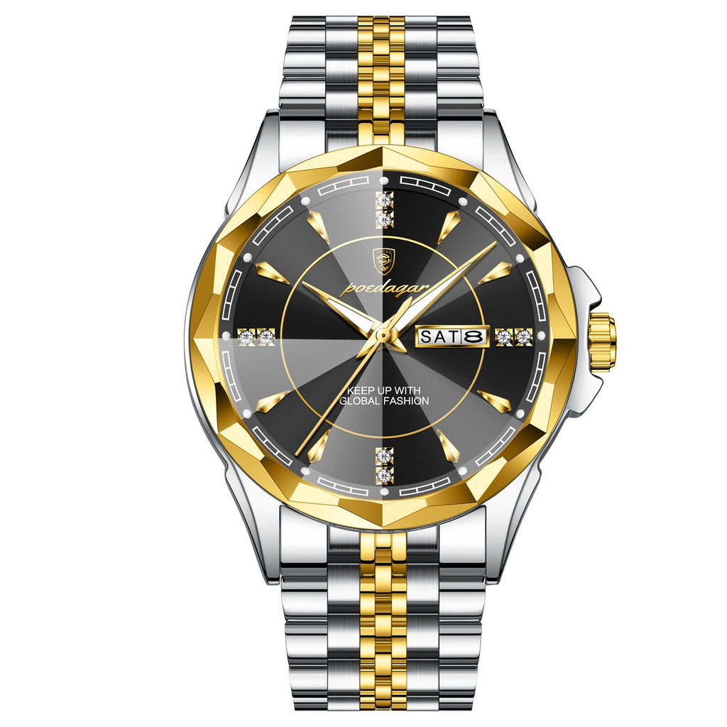 Poedagar 674 watch Gold Black variant