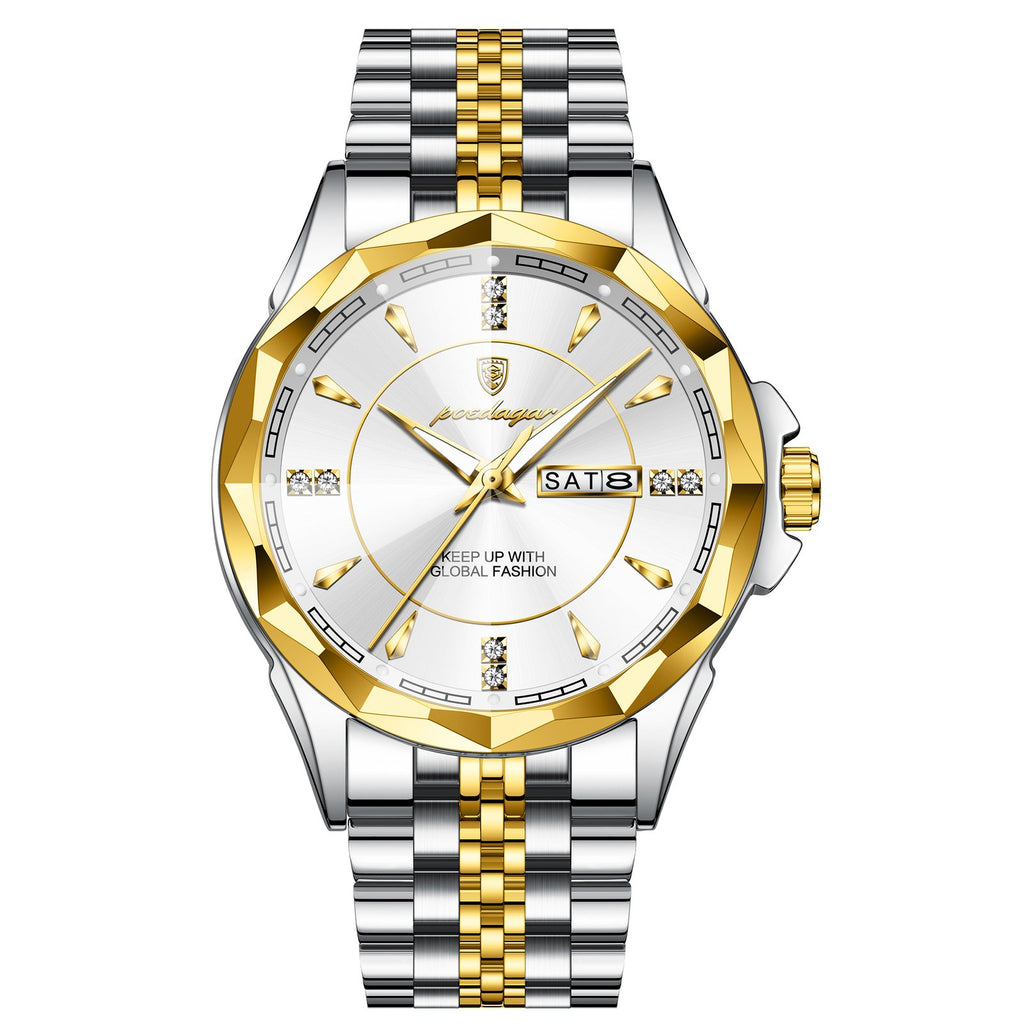 Poedagar 674 watch Gold White variant