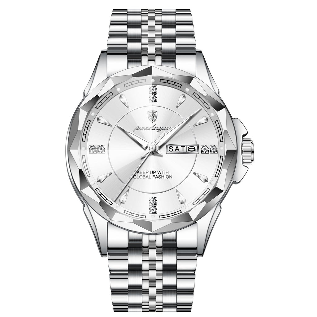Poedagar 674 watch Silver White variant