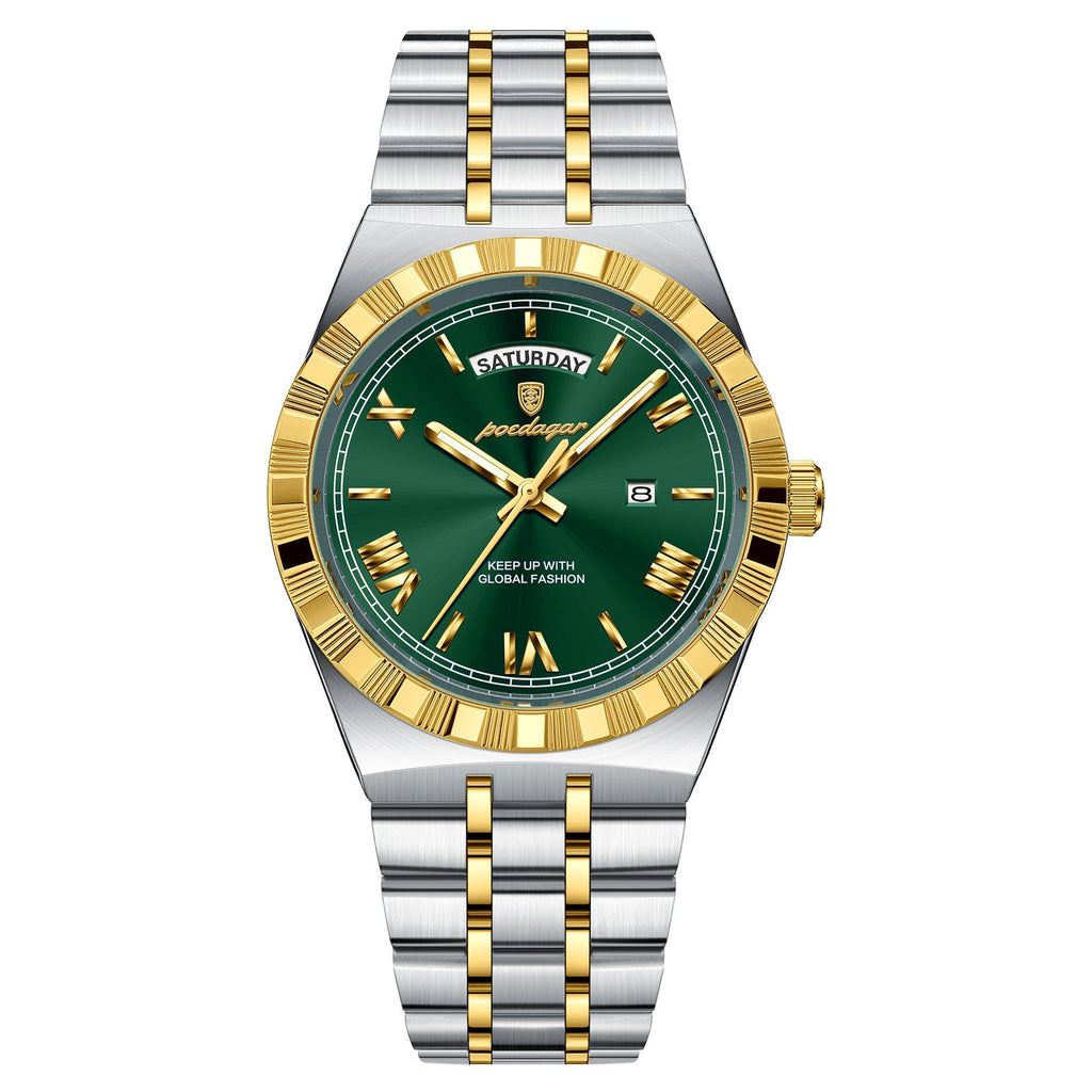 Poedagar 675 watch Gold Green variant
