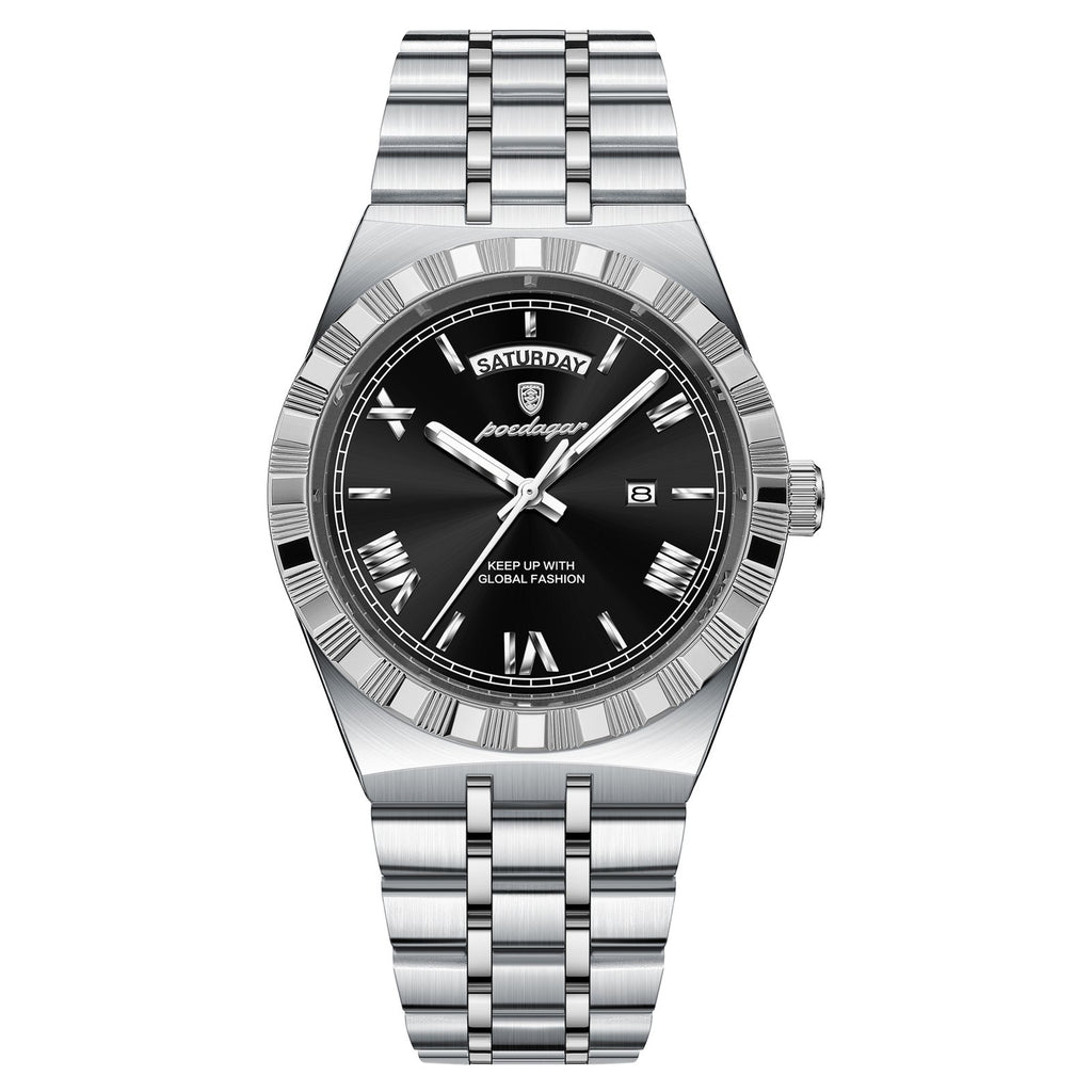 Poedagar 675 watch Silver Black variant