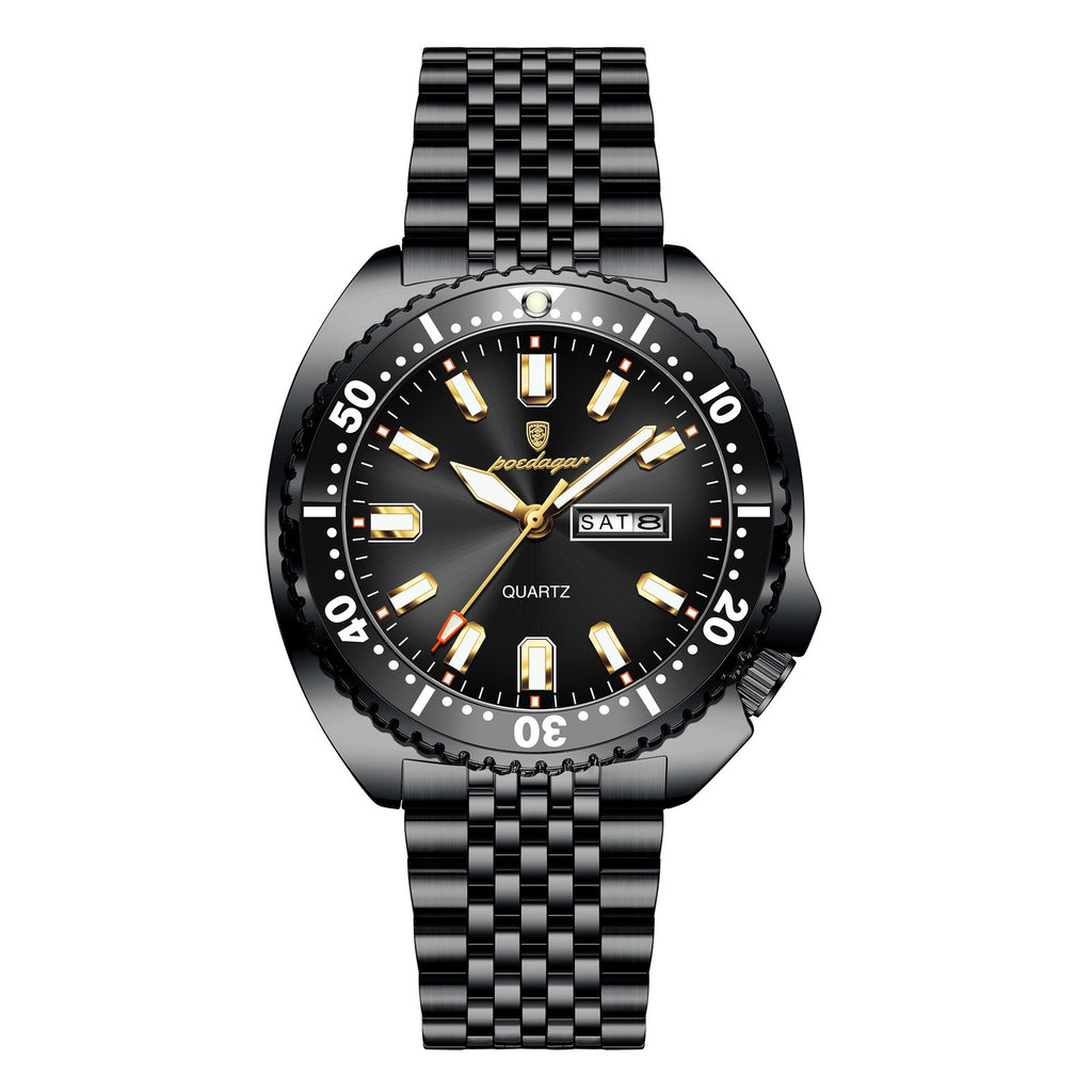 Poedagar 682 watch Black Black variant