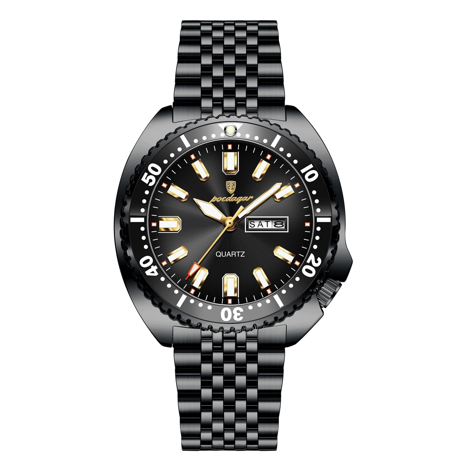 Poedagar 682 watch Black Black variant