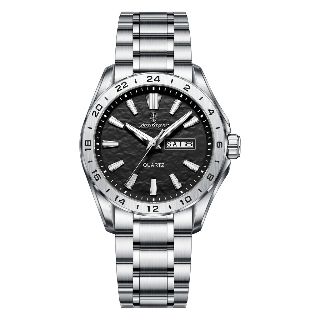 Poedagar 683 watch Silver Black variant