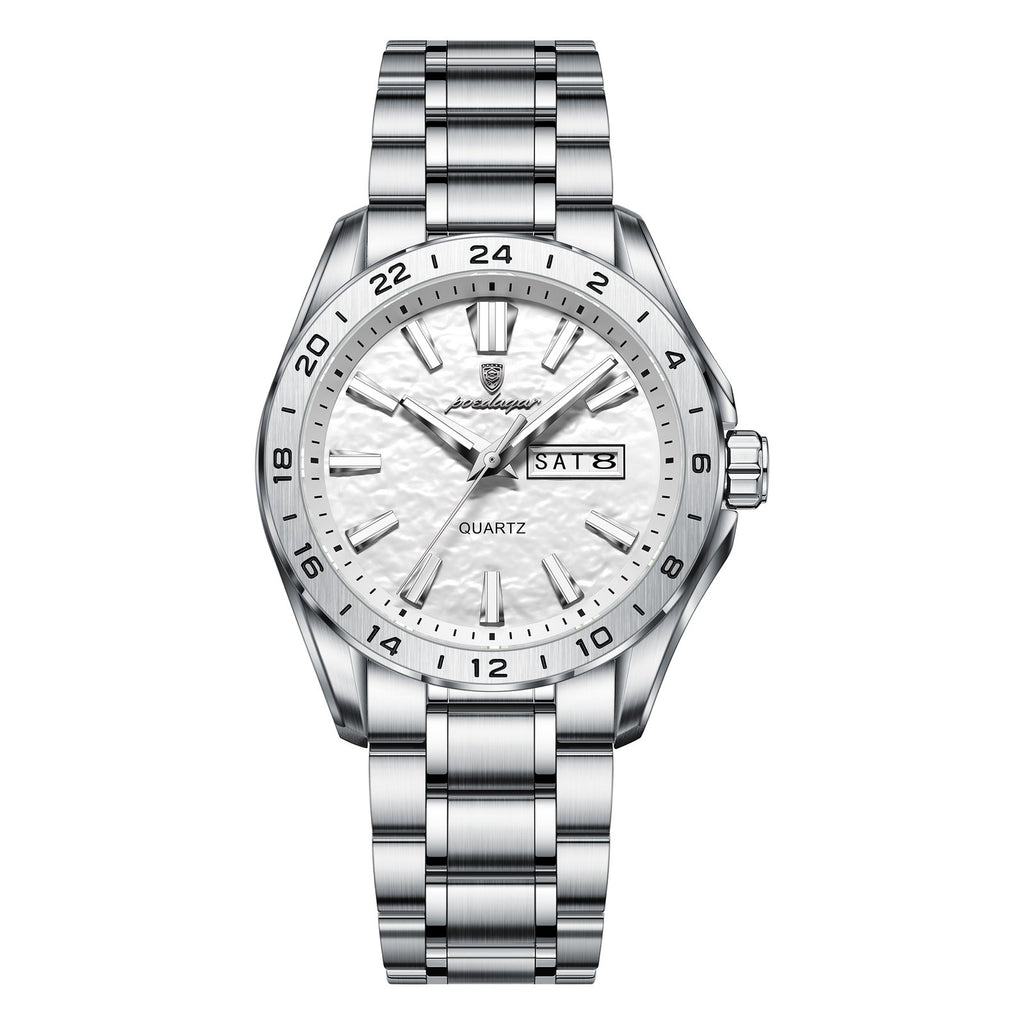 Poedagar 683 watch Silver White variant