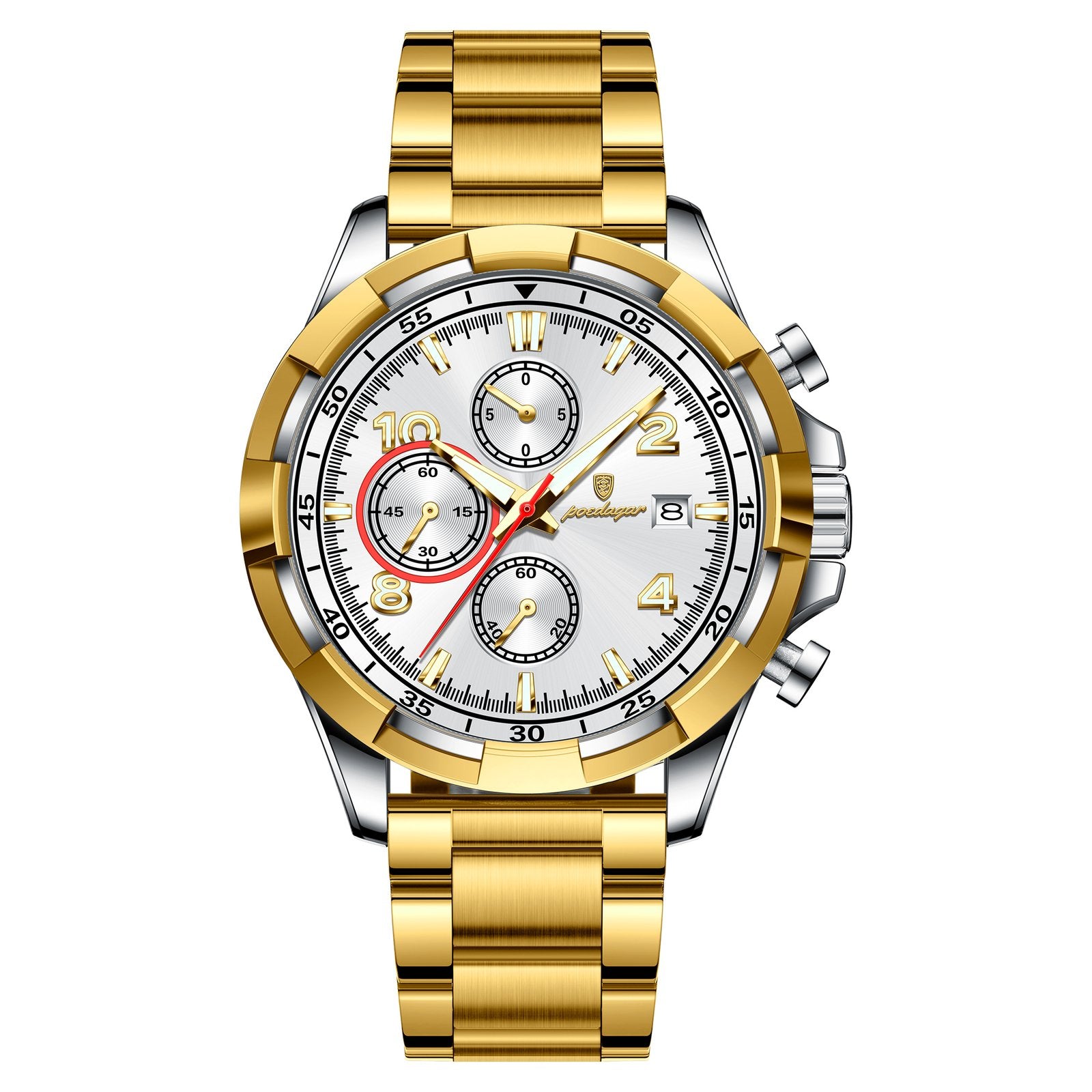 Poedagar 685 watch Gold White variant