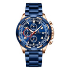 Poedagar 685 watch Rose Gold Blue variant