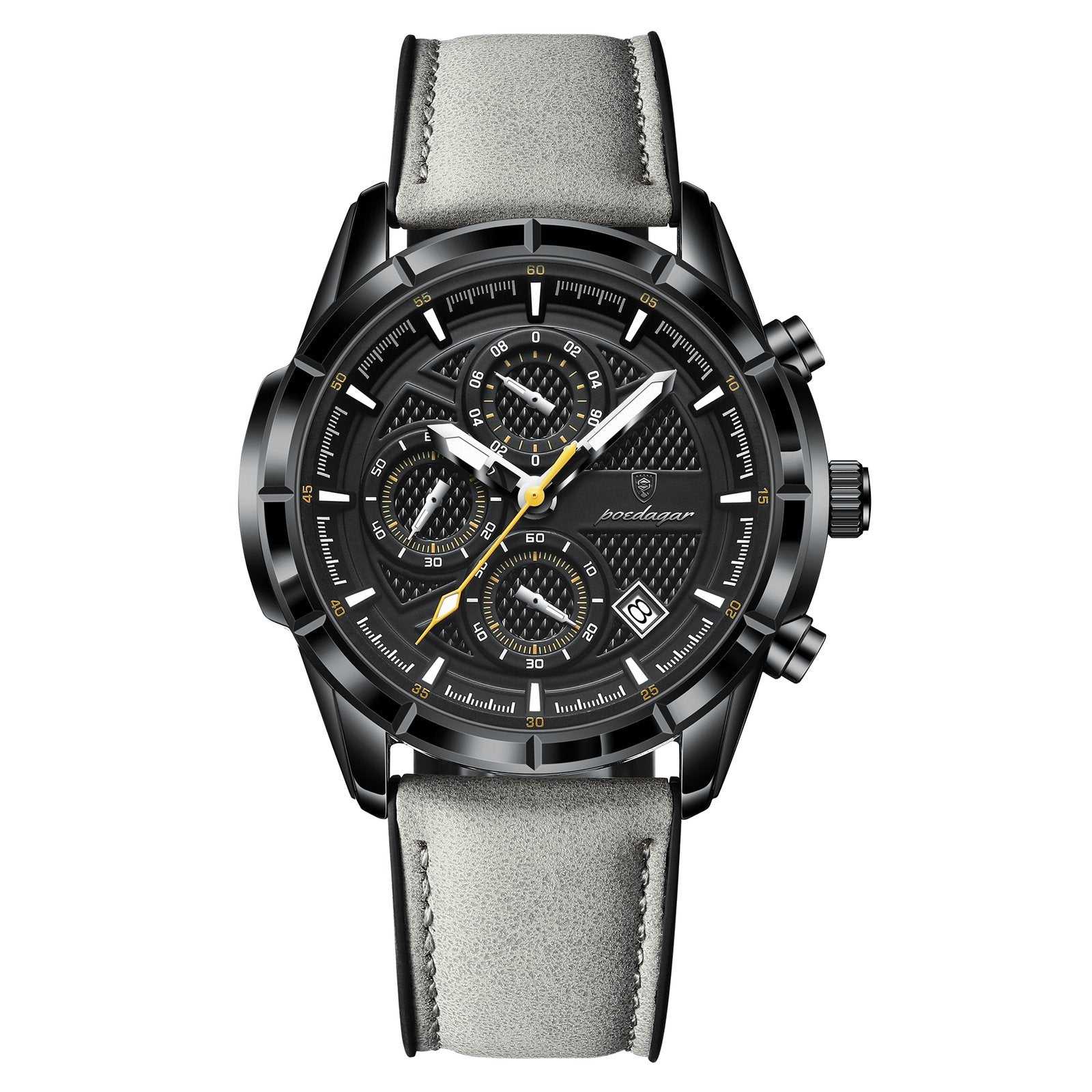Poedagar 692 watch Black Black L variant