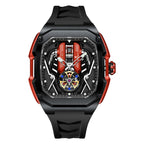Poedagar 694 watch Black Black Red variant
