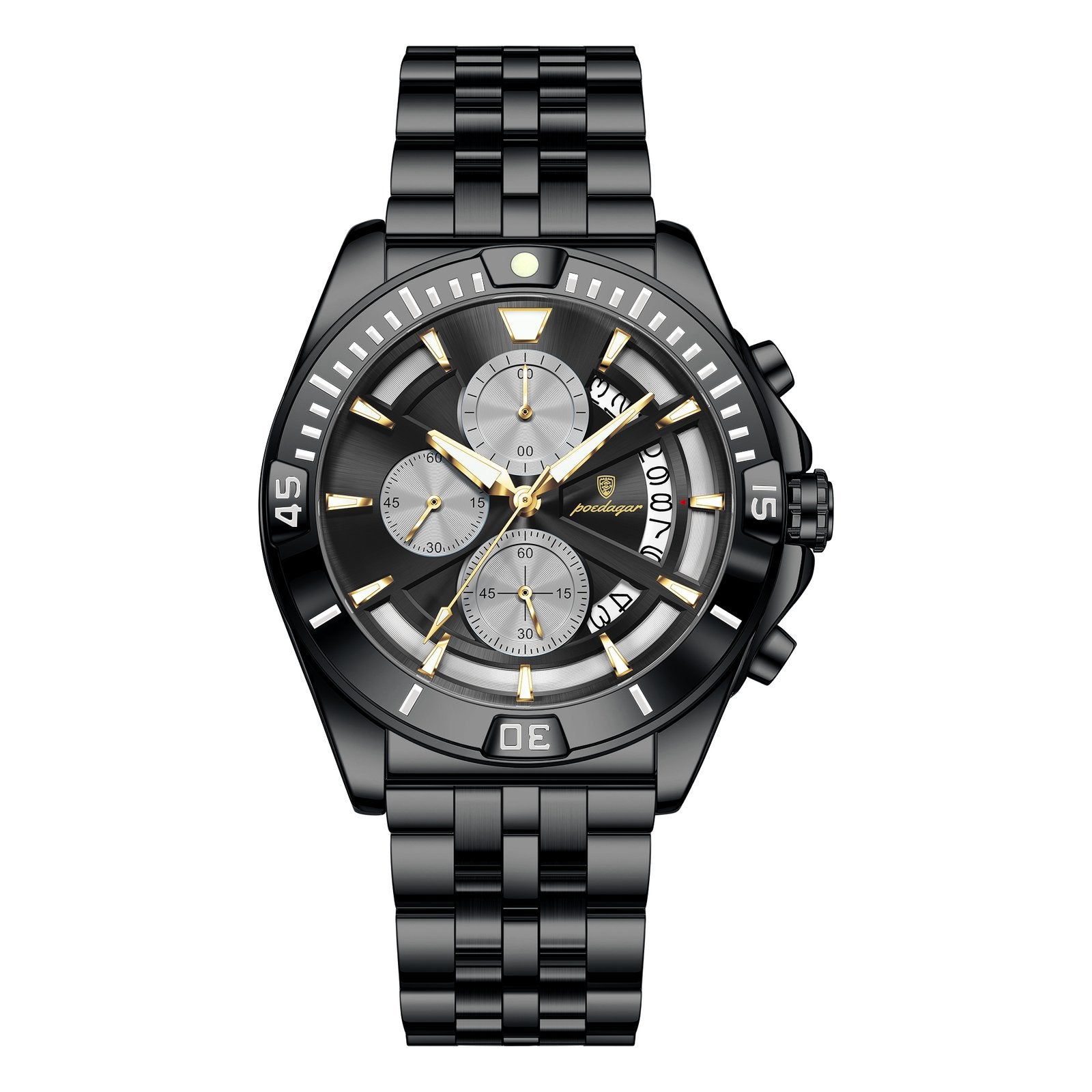 Poedagar 695 watch Black Black variant