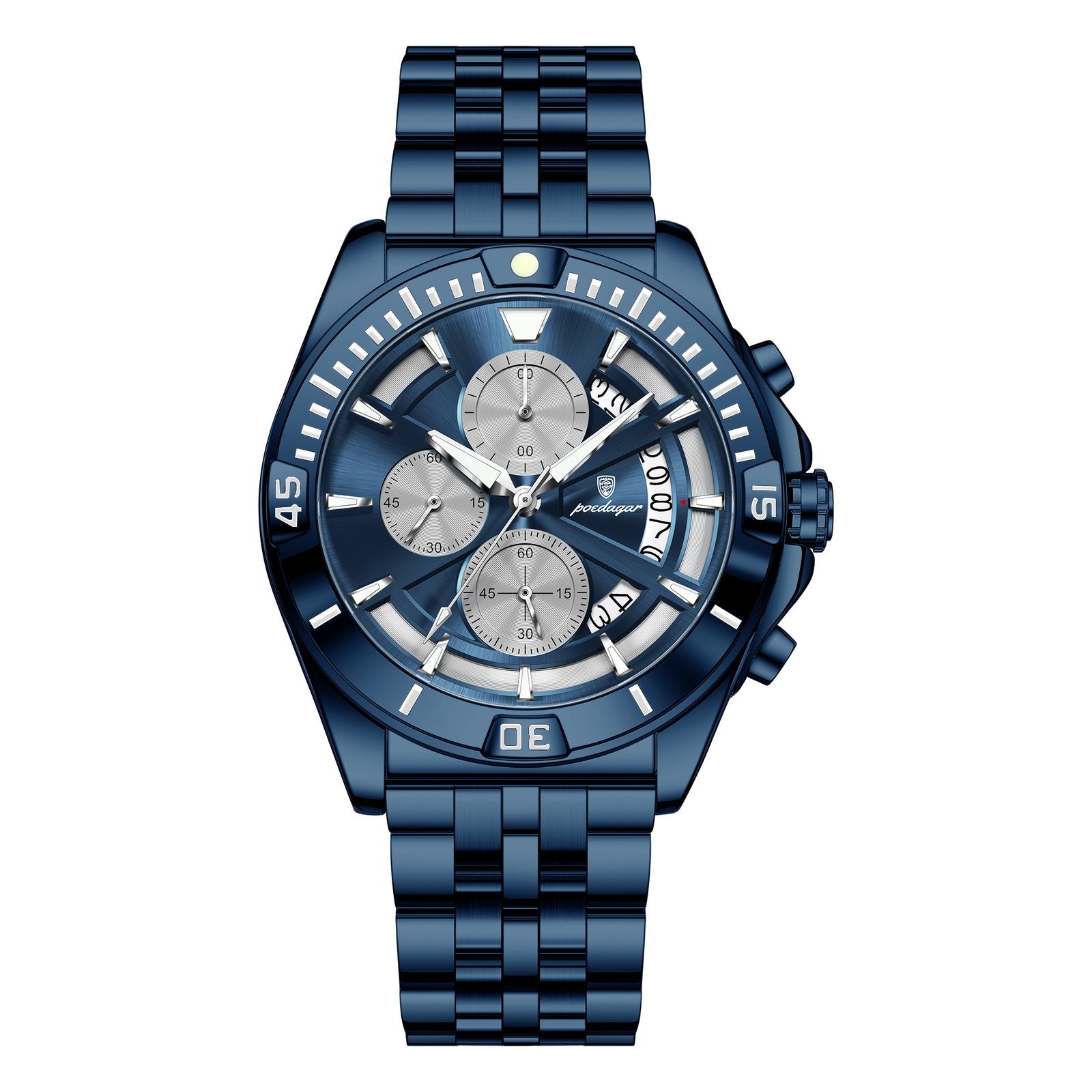 Poedagar 695 watch Blue Blue variant