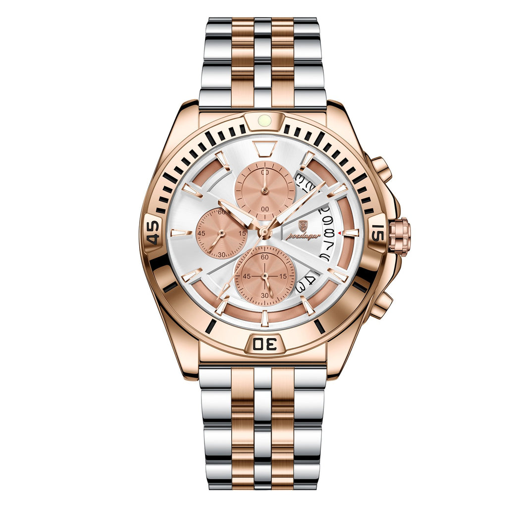 Poedagar 695 watch Rose Gold White variant