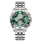 Poedagar 695 watch Silver Green variant