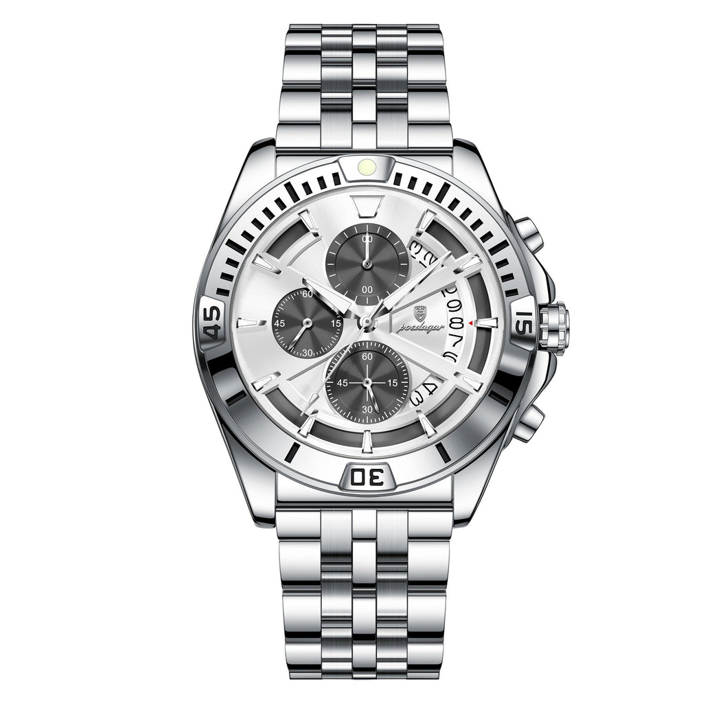 Poedagar 695 watch Silver White variant