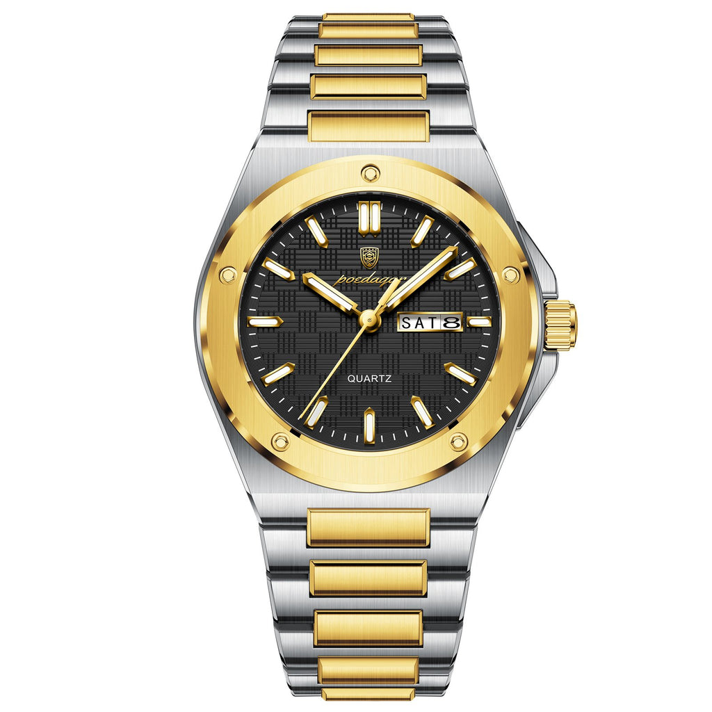 Poedagar 696 watch Gold Black variant