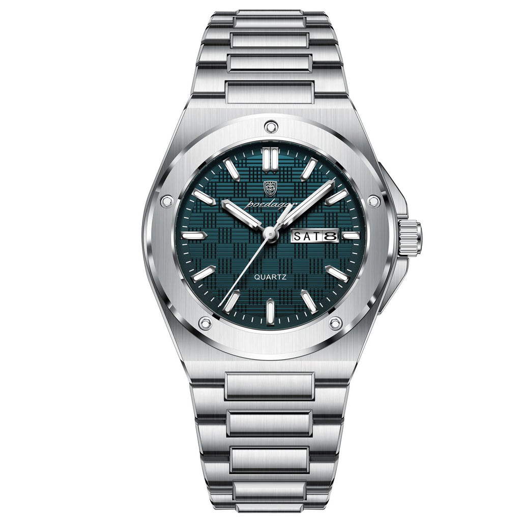 Poedagar 696 watch Silver Blue variant