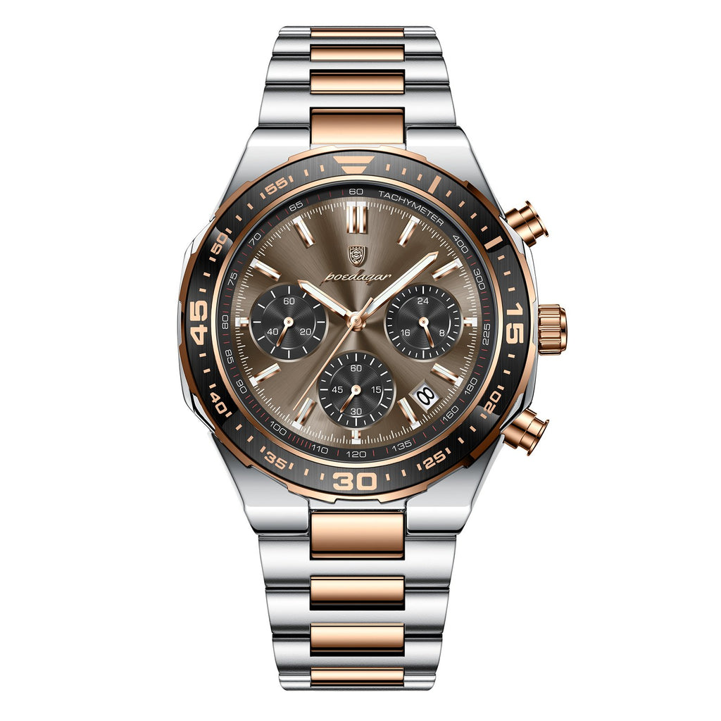 Poedagar 697 watch Rose Gold Black variant