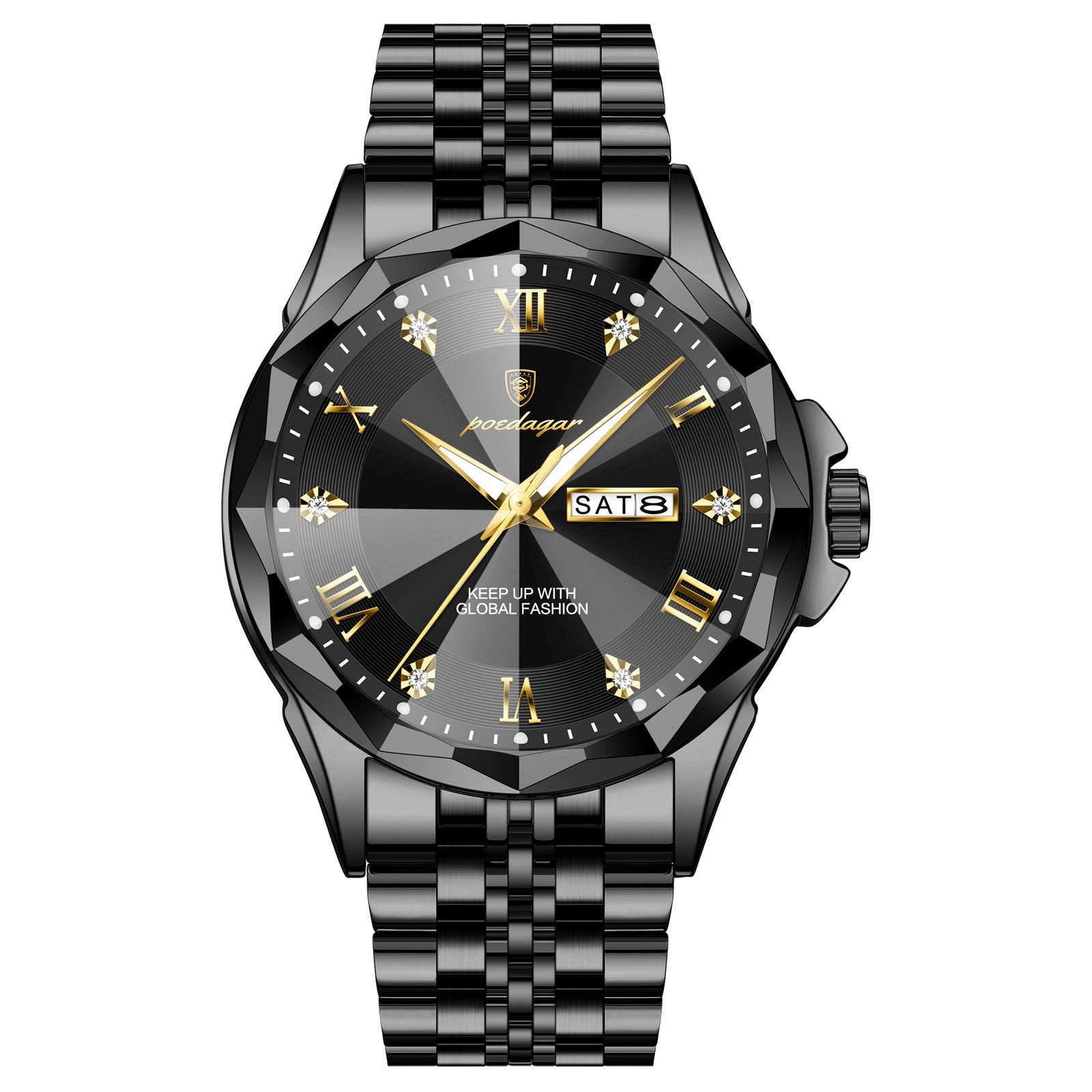 Poedagar 698 watch Black Black variant