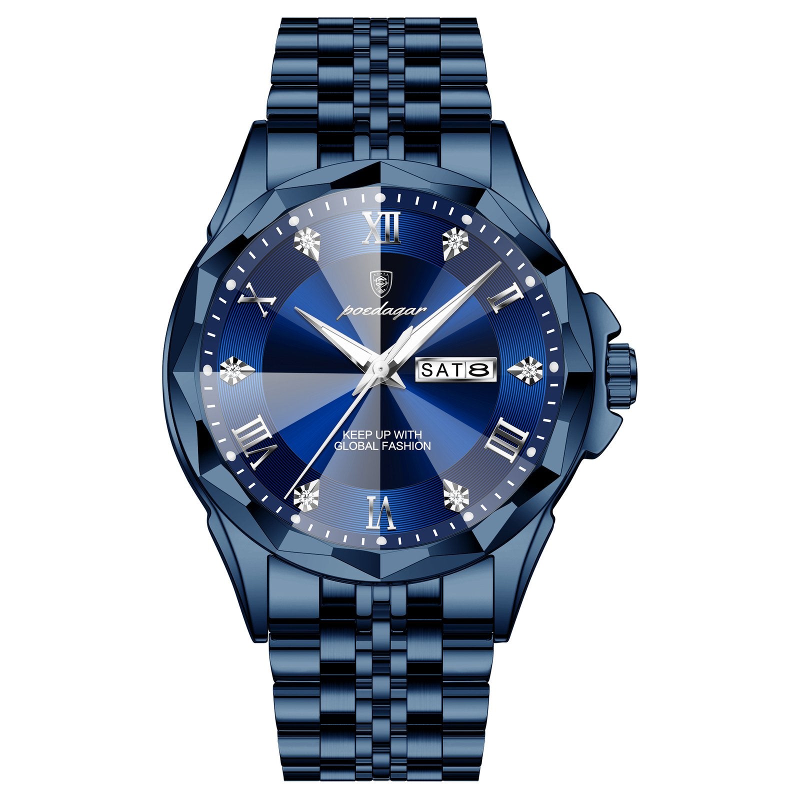 Poedagar 698 watch Blue Blue variant