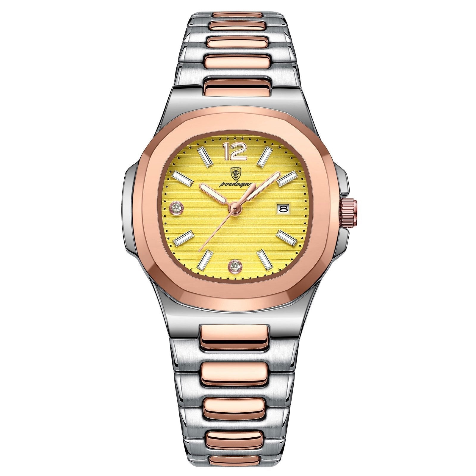Poedagar 708 watch Rose Gold Yellow variant
