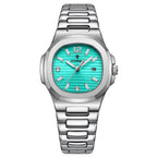 Poedagar 708 watch Silver Mint Blue variant
