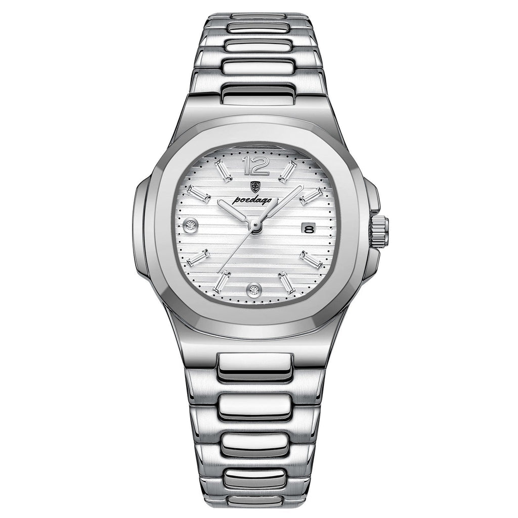 Poedagar 708 watch Silver White variant