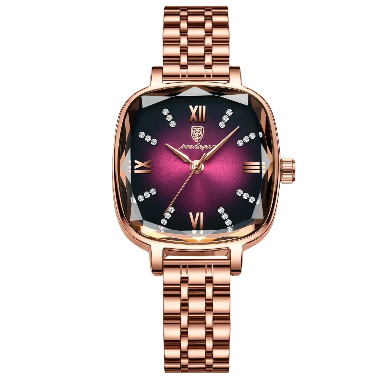 Poedagar 712 watch Rose Gold Purple variant