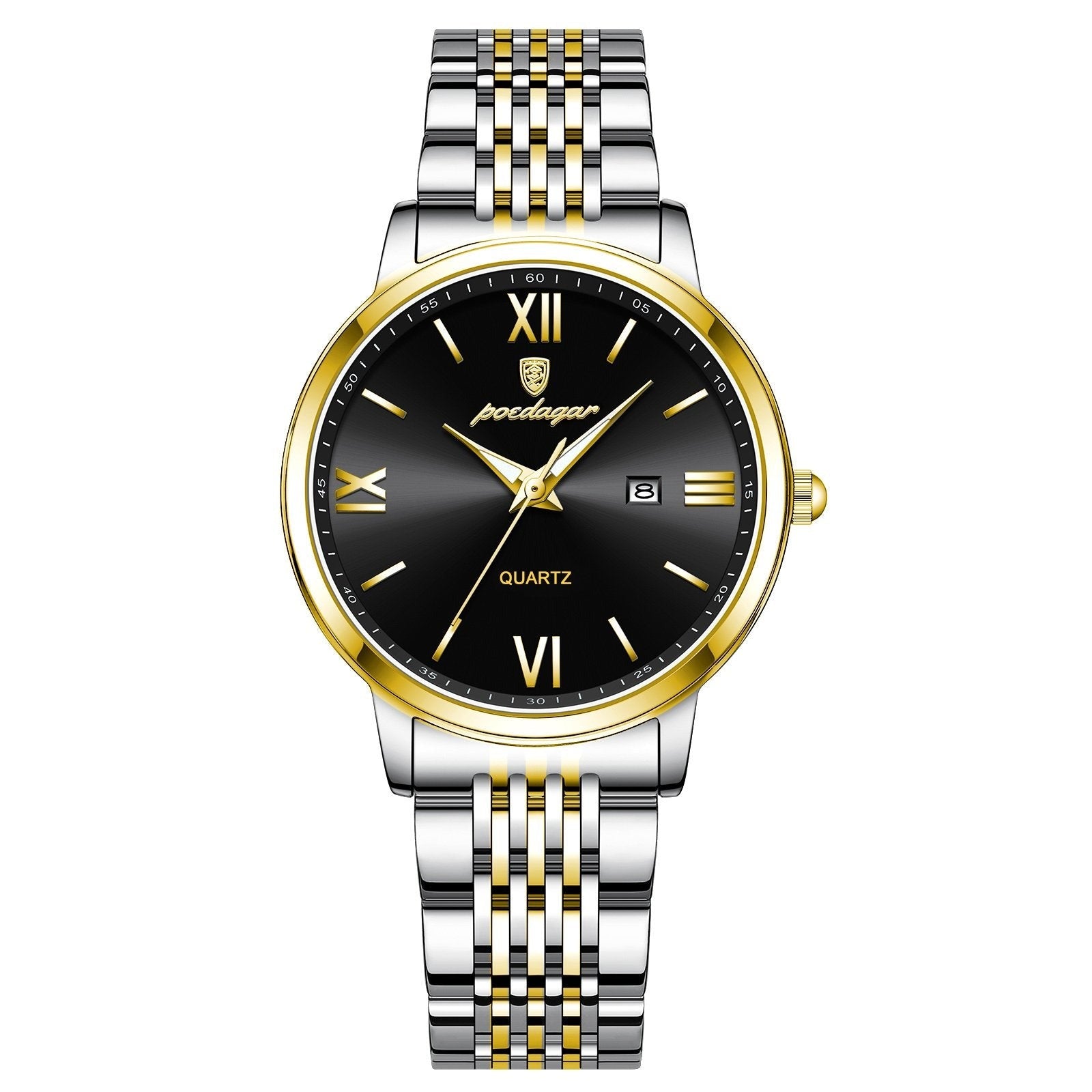 Poedagar 716 watch Gold Black variant