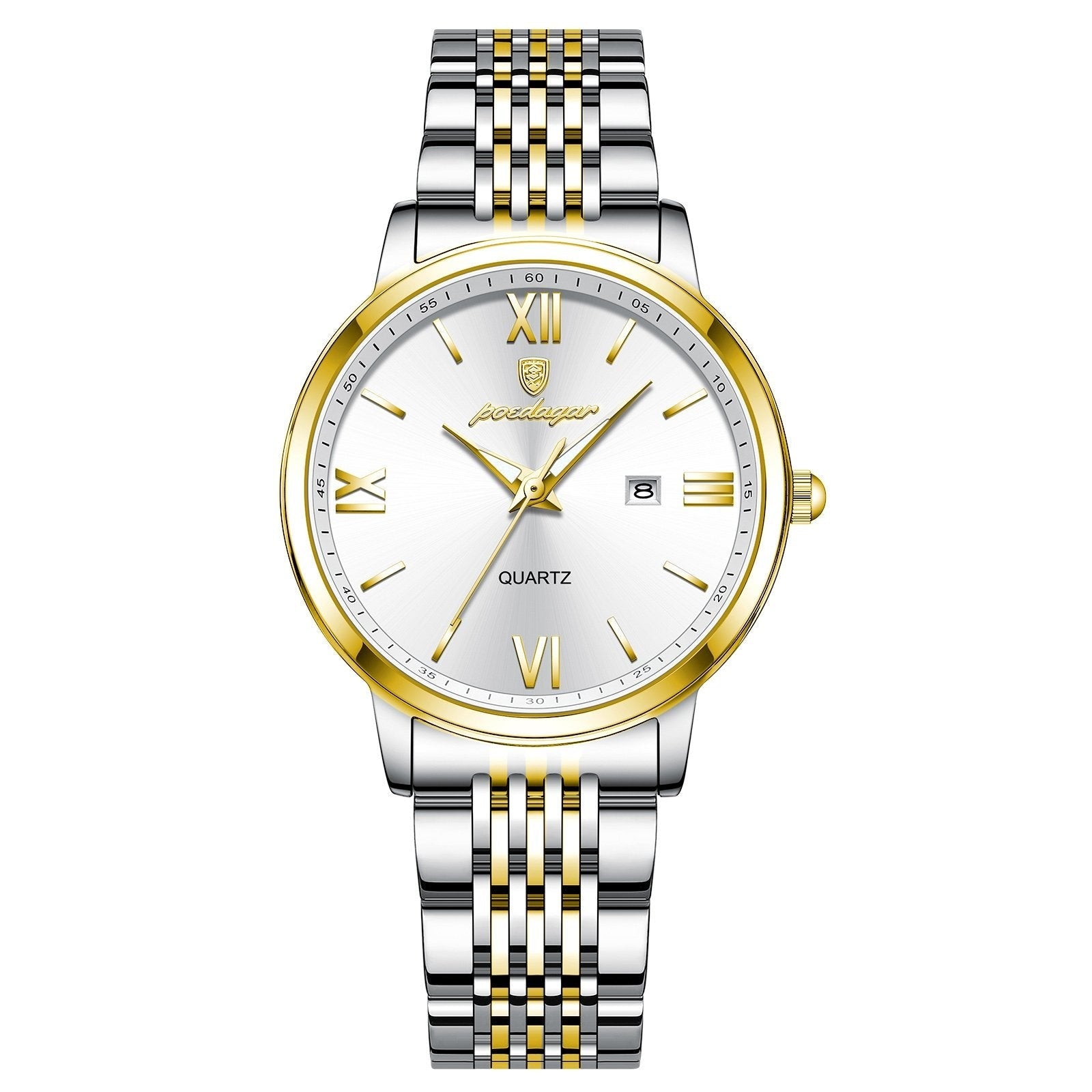 Poedagar 716 watch Gold White variant