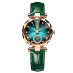 Poedagar 719 watch Gold Blue Leather variant
