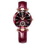 Poedagar 719 watch Gold Purple Leather variant