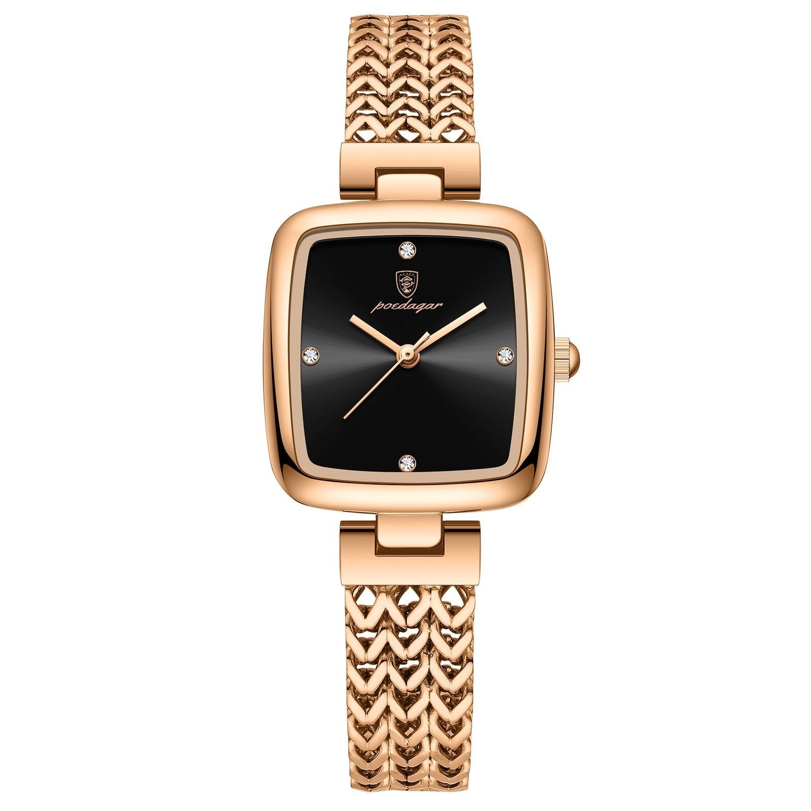 Poedagar 768 watch Rose Gold Black variant