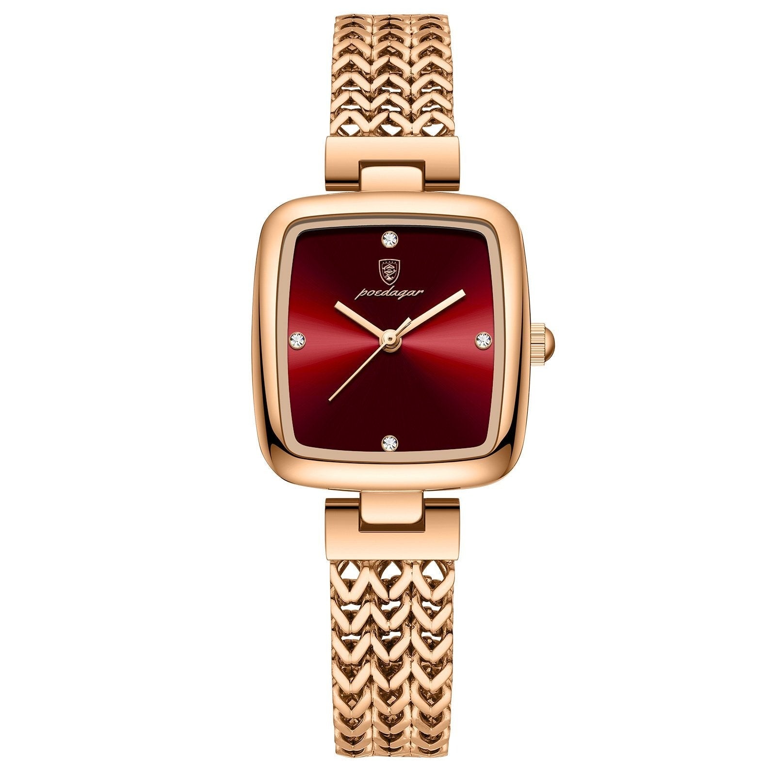 Poedagar 768 watch Rose Gold Red variant
