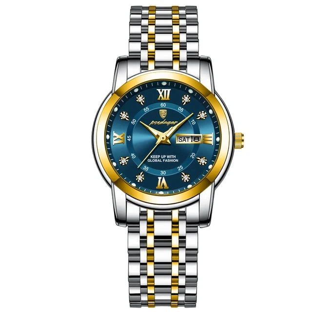 Poedagar 769 watch Gold Blue variant