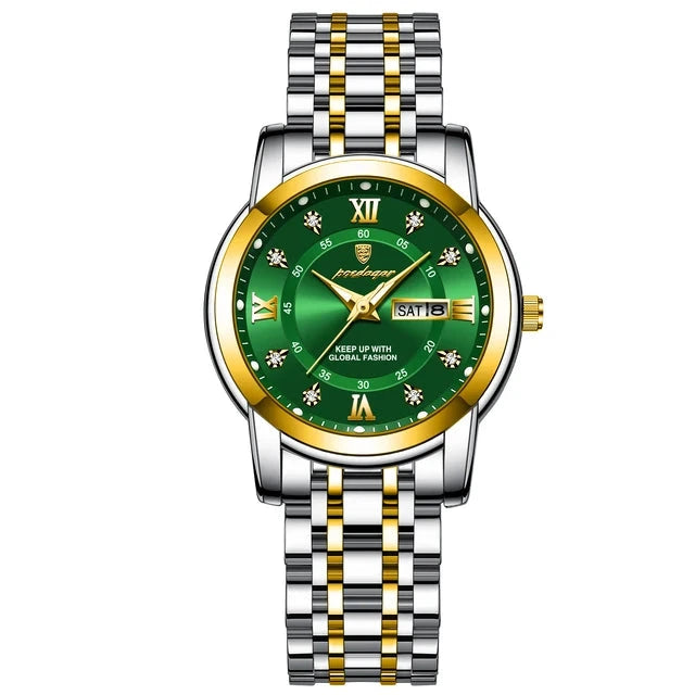 Poedagar 769 watch Gold Green variant