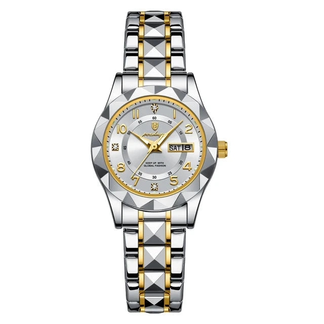 Poedagar 782 watch Gold White variant