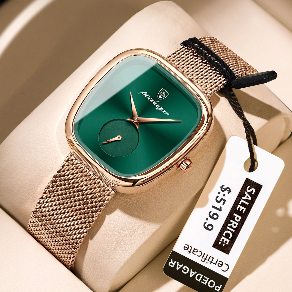Poedagar 783 watch Rose Gold Green M variant