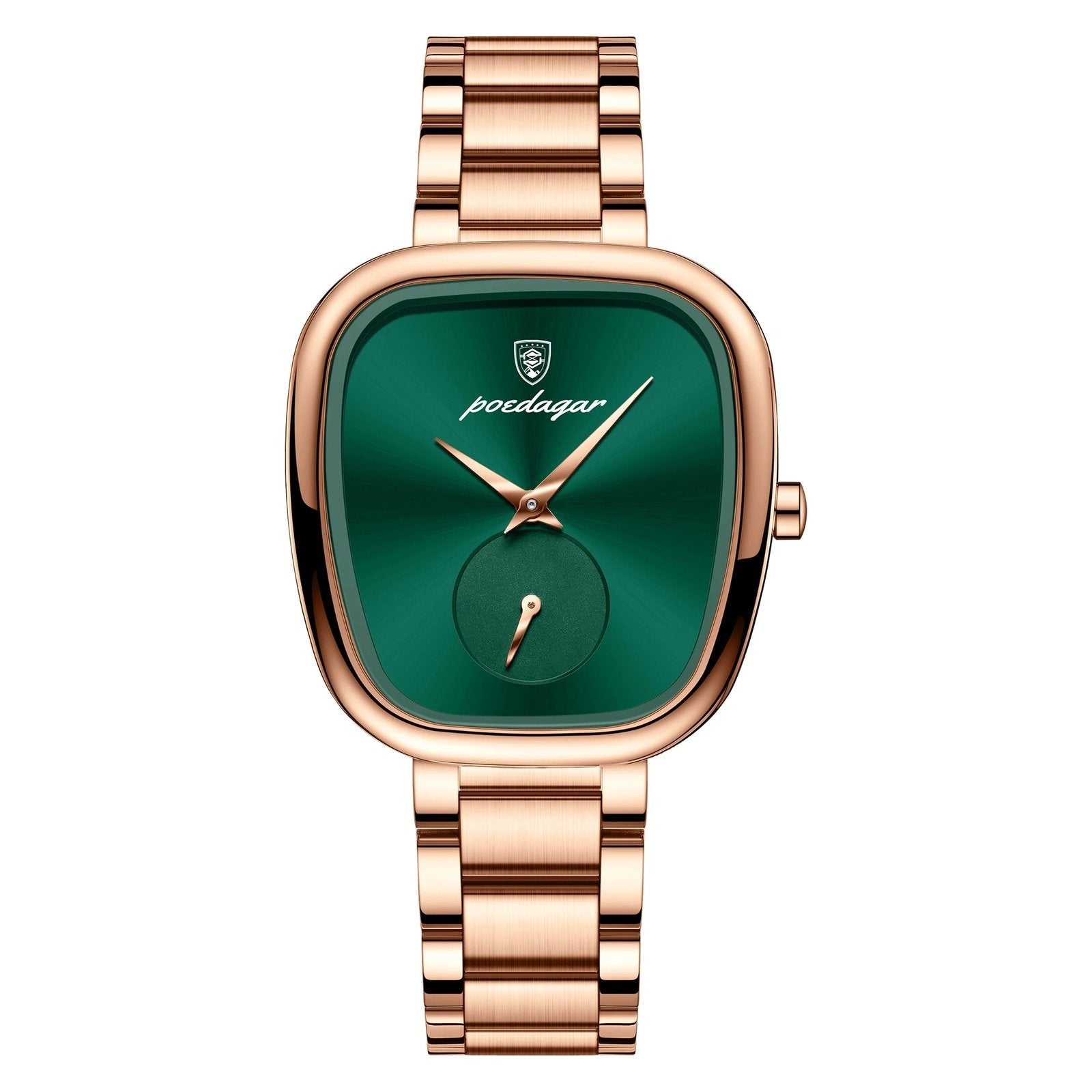 Poedagar 783 watch Rose Gold Green variant