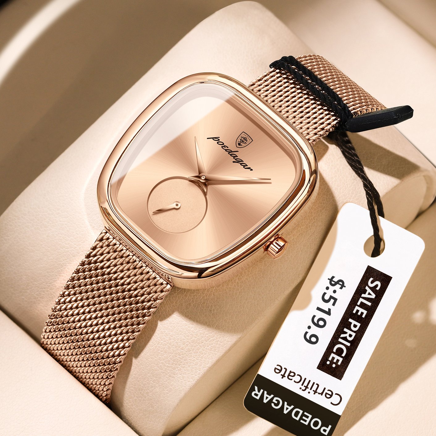 Poedagar 783 watch Rose Gold M variant